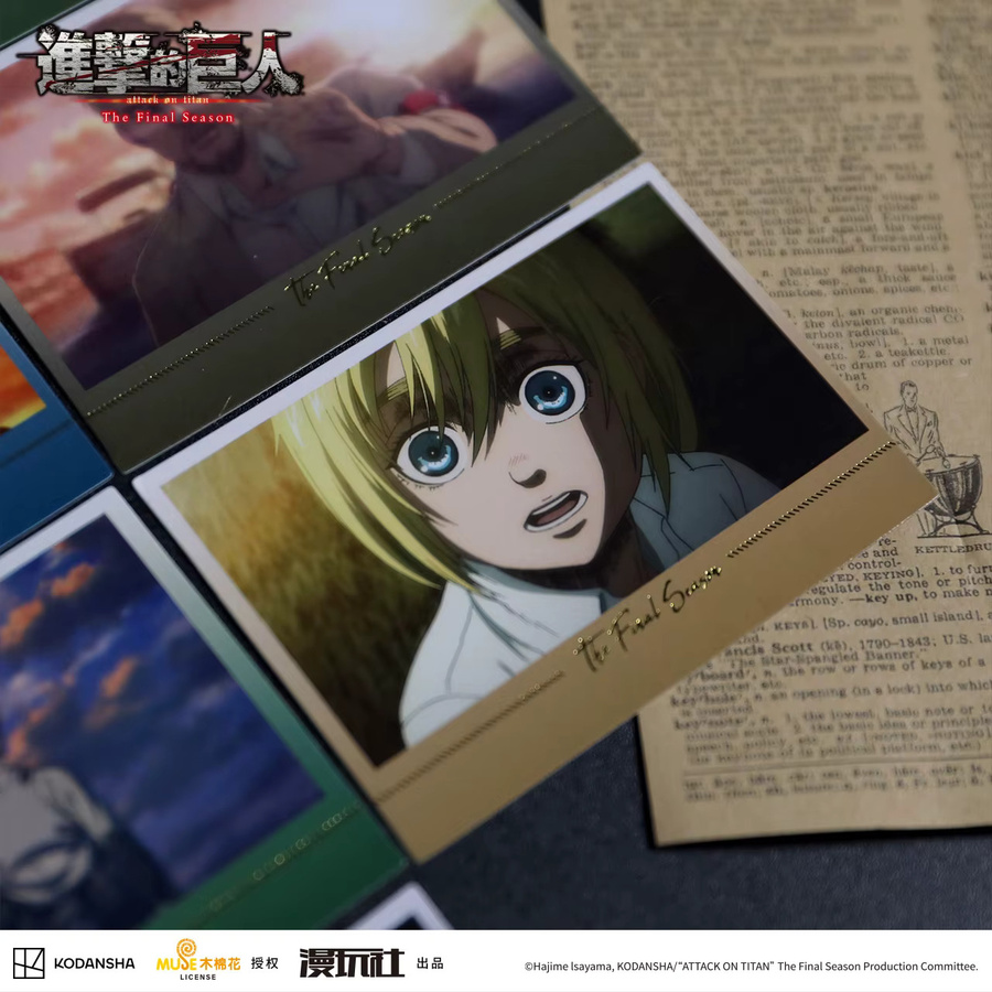 XINGHEDONGMAN Attack on Titan Fotopapier, 10-teiliges Set, bunt - Bild 3