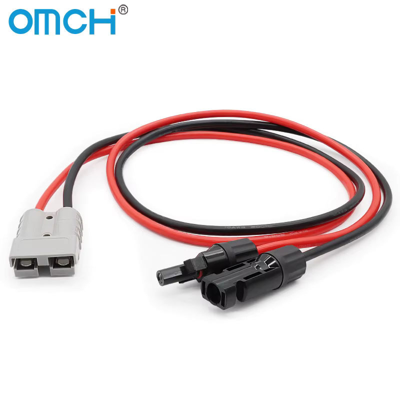 OMCH Solarpanel-Verlängerungskabel 6mm2 10AWG mit 50A-Stecker für Autobatterie und Solarpanel-Verbindung - Bild 2