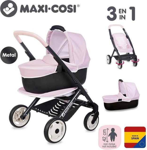 Smoby Puppenwagen 3in1 Maxi-Cosi ab 3 Jahren - Bild 1