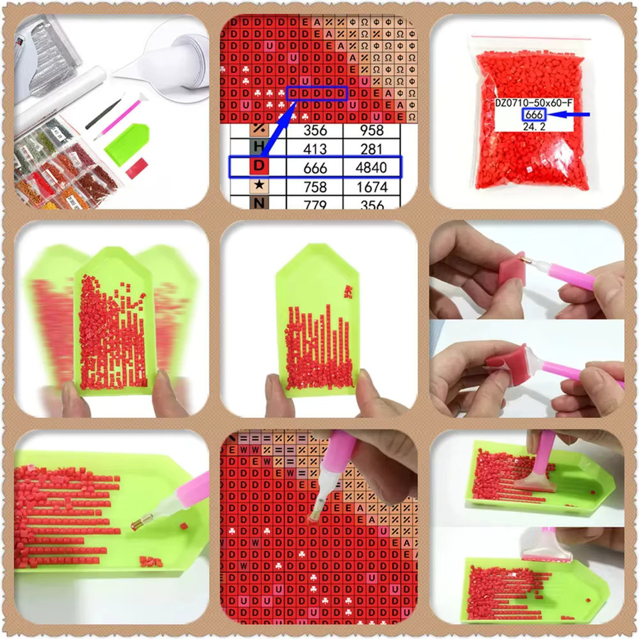 My Hero Academia Hot Blood Anime DIY Diamantmalerei Kit von Kayou mit runden Steinen, B/H: 40 x 40 cm - Bild 2