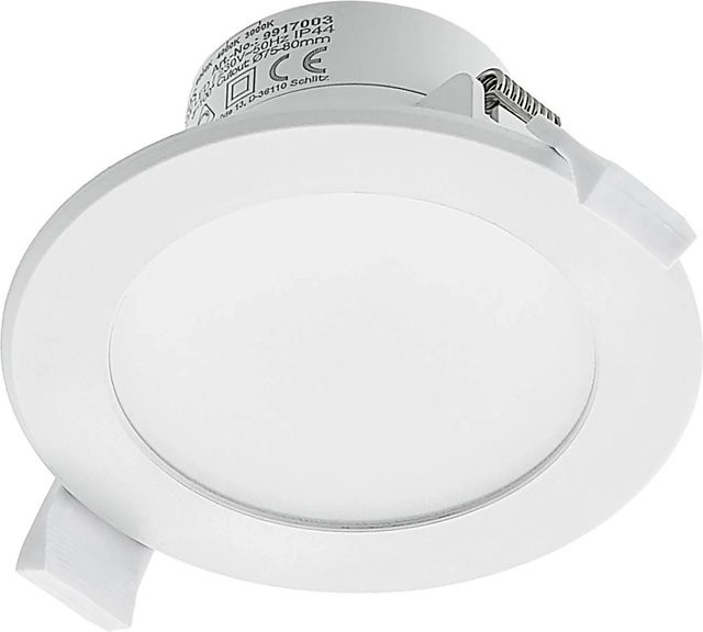 PRIOS LED Rida 9917003 Badezimmerleuchte modern in Weiß aus Aluminium mit IP44 Schutzklasse - Bild 1