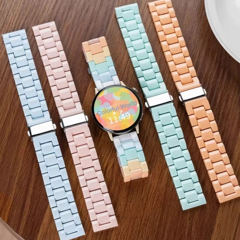 JBAILI Uhrenarmband Regenbogen, Damen, Bunt - Bild 4