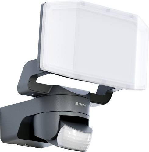 Steinel XLED Protect S LED Außenstrahler mit Bewegungsmelder in Anthrazit und Weiß, Warmweiß - Bild 1