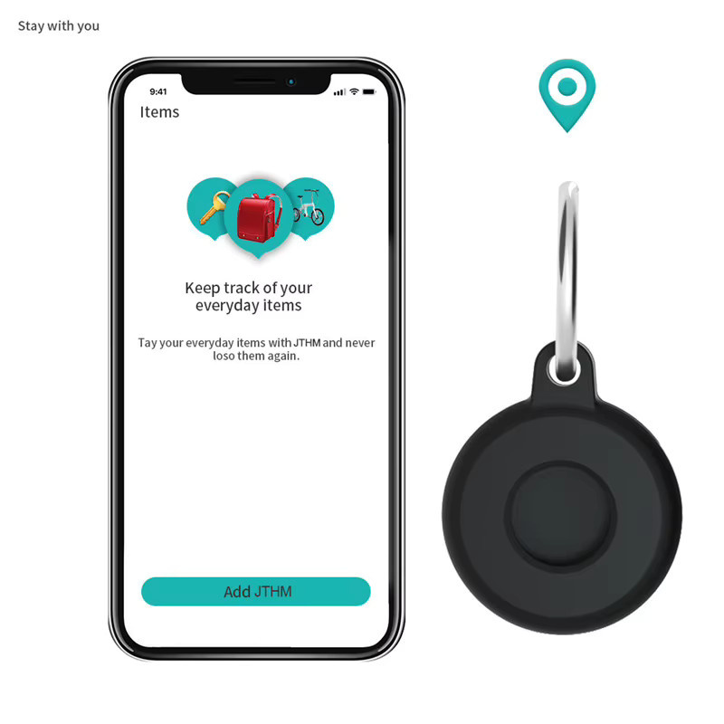 Silikonhülle für Apple AirTag in Pink als Anti-Kratz-Schutzhülle mit Schlüsselanhänger - Bild 5