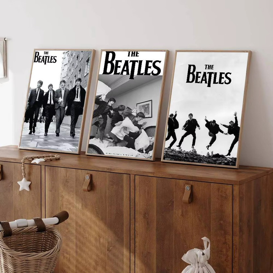 Rastar Vintage Poster The B-B-Beatles-es Selbstklebende Retro Wanddekoration Mehrfarbig - Bild 3