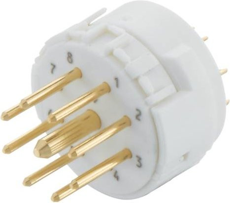 HARTING M23 Einsatz 09151092602 mit 9 Polen in Weiß aus Kunststoff - Bild 1