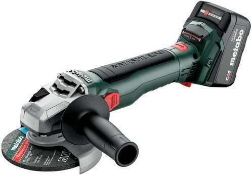Metabo Akku-Winkelschleifer W 18 LT BL 11-125 in Grün mit 125 mm Scheibendurchmesser und 18 V Akku - Bild 1