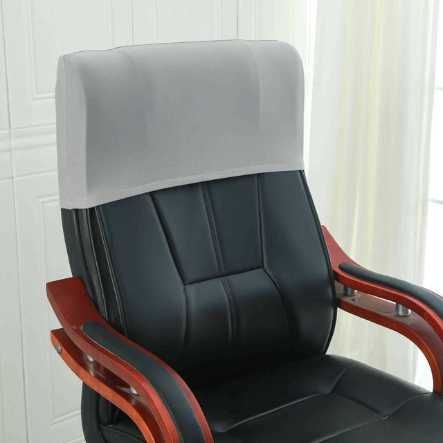 Yiran Furniture Elastischer Kopfkissenbezug für Bürostühle und Drehstühle in Grau - Bild 1
