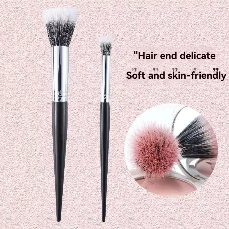 CHARMINGPOSE Stippling Foundation Brush, Duo Fiber Airbrush Make-up-Pinsel, Unisex - Bild 2