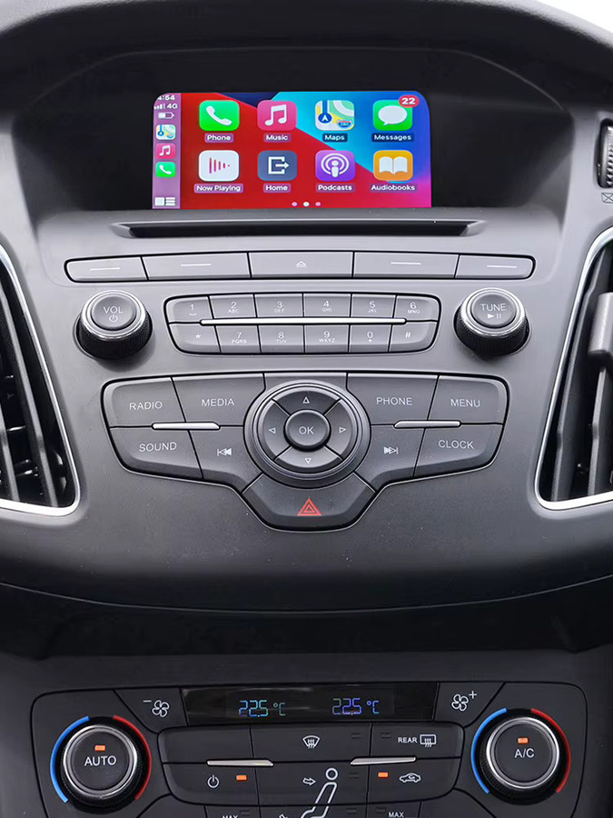 Road Top Kabelloses CarPlay und Android Auto Interface für Ford Focus Escape Fiesta C-max Sync 2 mit Mirror Link und AirPlay in Schwarz - Bild 5