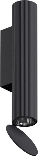 Flos Flauta Riga Wandleuchte Schwarz dimmbar mit LED Up-Down Licht - Bild 1