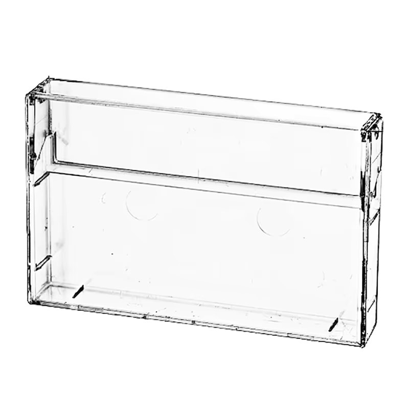 JINHF Leere Kassette Box aus transparentem Kunststoff zur Aufbewahrung von Audiokassetten, Staubdicht und Tragbar - Bild 2