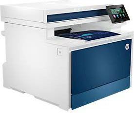 HP Color LaserJet Pro MFP 4302fdw Farblaser-Multifunktionsdrucker mit Drucken, Scannen, Kopieren und Faxen, Farbe: Weiß/Blau, WLAN und LAN - Bild 3