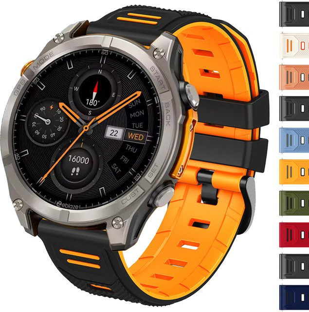 Zeblaze Uhrenarmband Silikon, 22mm, Unisex - Bild 1