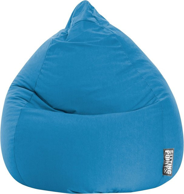 Sitting Point Sitzsack Easy XL Blau mit abnehmbarem Bezug und Füllöffnung - Bild 1