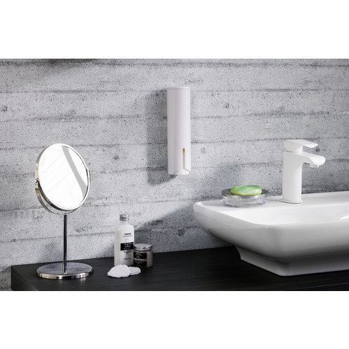 Fackelmann Wattepad-Spender Tecno Weiß B/H/T: 6,5 x 24 x 6,5 cm - Bild 2