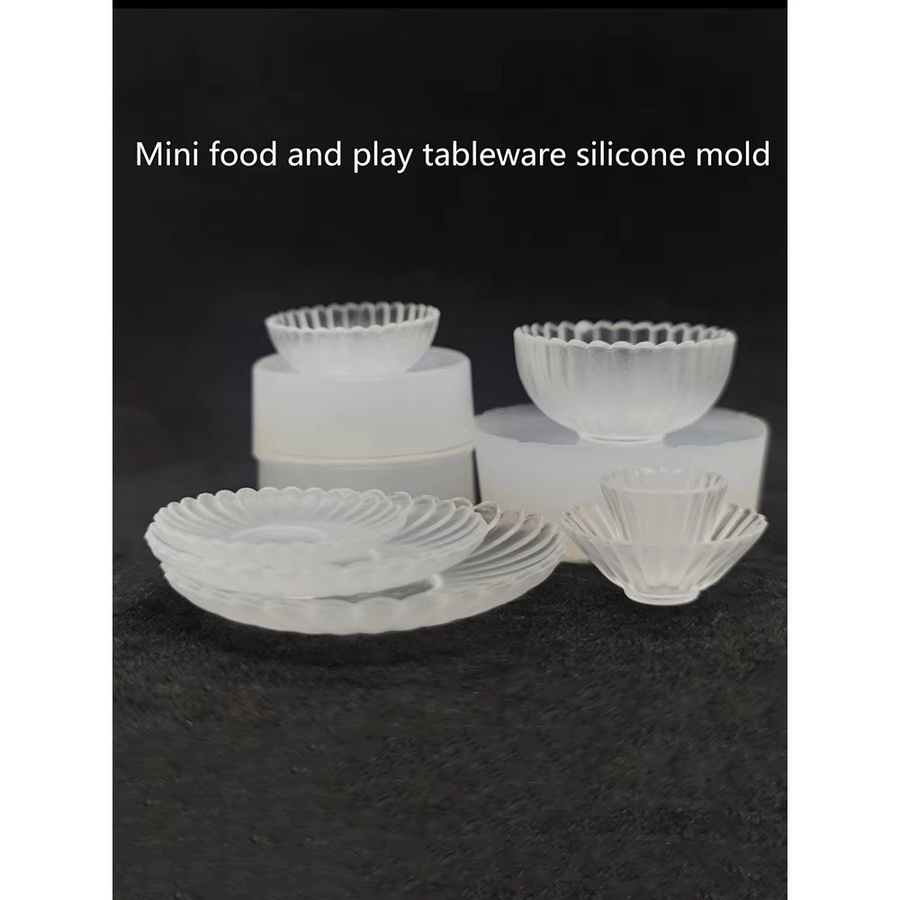 MYPANDA Puppenhaus Silikon Geschirr Tasse Form, Zubehör, 1-teiliges Set - Bild 3