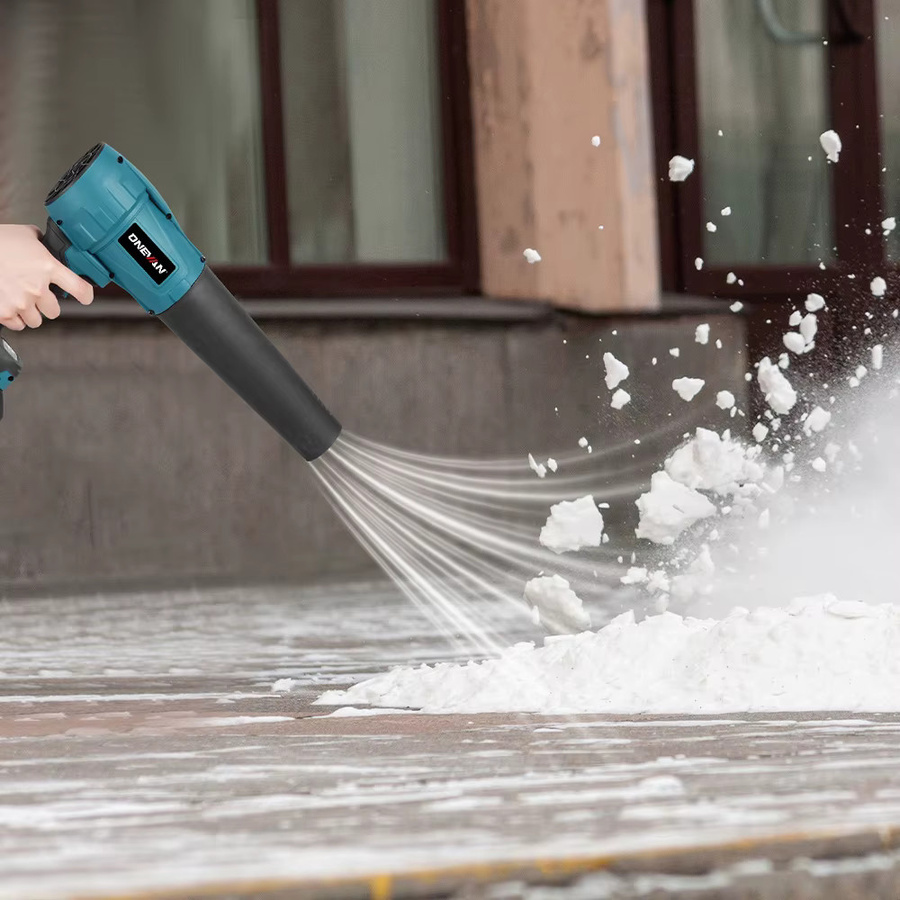 ONEVAN Bürstenloses elektrisches Turbo Gebläse Jet Fan 3500 W mit 300000 RPM für Makita 18 V Akku, Blau - Bild 5