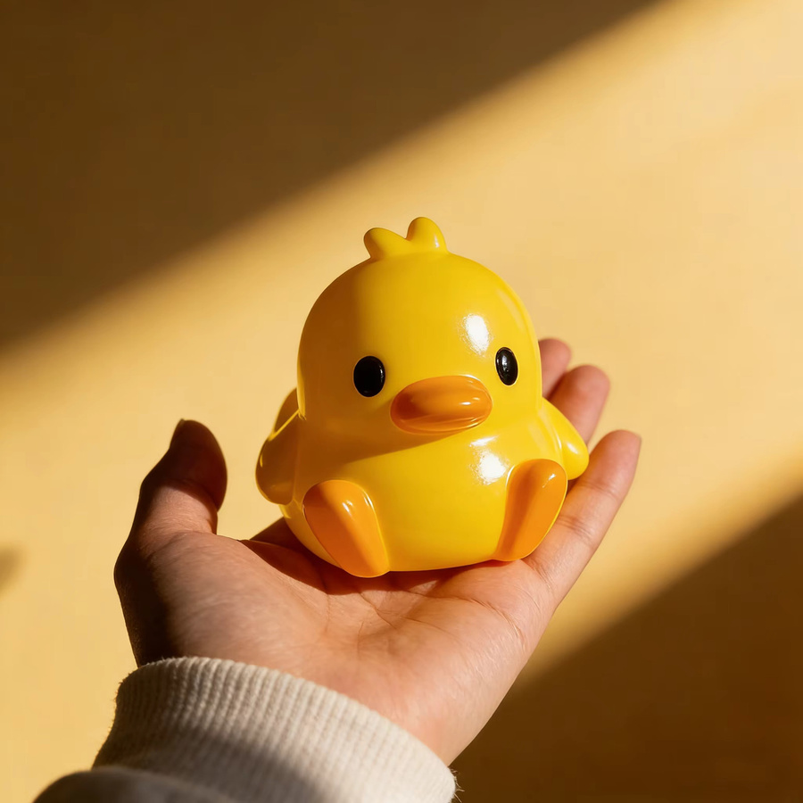 Heinast Enten-Nachtlicht in Gelb als niedliche Schlafzimmerdekoration und Nachttischlampe für das Kinderzimmer - Bild 2