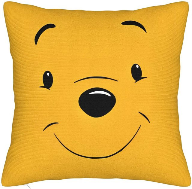 Winnie Puuh Kissenbezug aus Polyester in Gelb, B/H: 40 x 40 cm - Bild 1