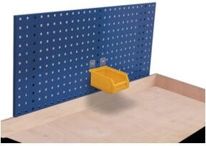VarioFit Materialkiste aus Kunststoff, Gelb, B/T/H: 10,5 x 16,0 x 7,5 cm, 0,8 ltr. - Bild 1