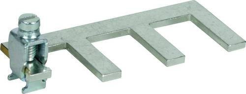 Dehn Erdungsbügel einphasig 3-polig 1,5 TE mit Anschlussklemme bis 25 mm² silber - Bild 1