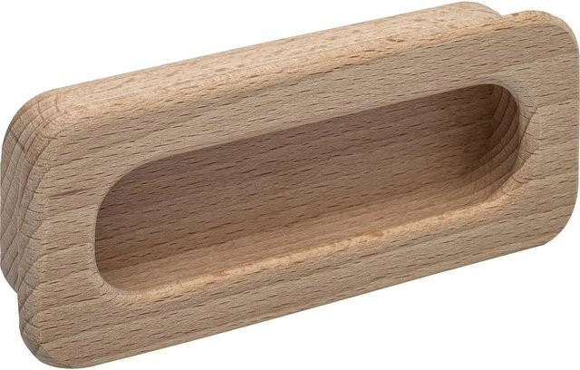 Alles im Griff Griffmuschel Cidras aus Buche Roh, Breite: 11 cm, Einlassmaß: 10,2 x 4,2 cm - Bild 1