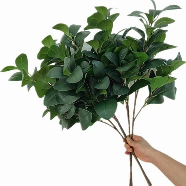 Künstliche Magnolie Pflanze TTCY in Grün für Hochzeitsdeko und Garten - Bild 1