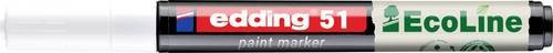 Edding 51 EcoLine Lackmarker Weiß mit 1 mm Strichstärke - Bild 1