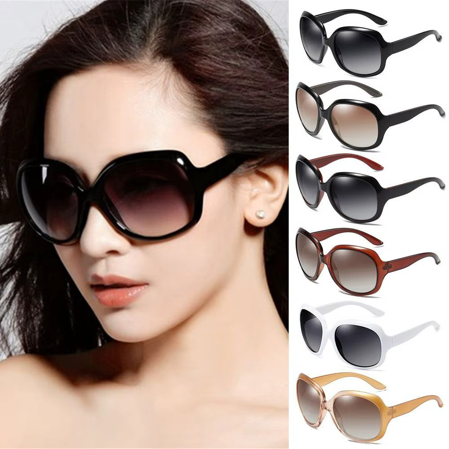 Sonnenbrille, oval, Vollrand, Kunststoff, black, Unisex - Bild 2