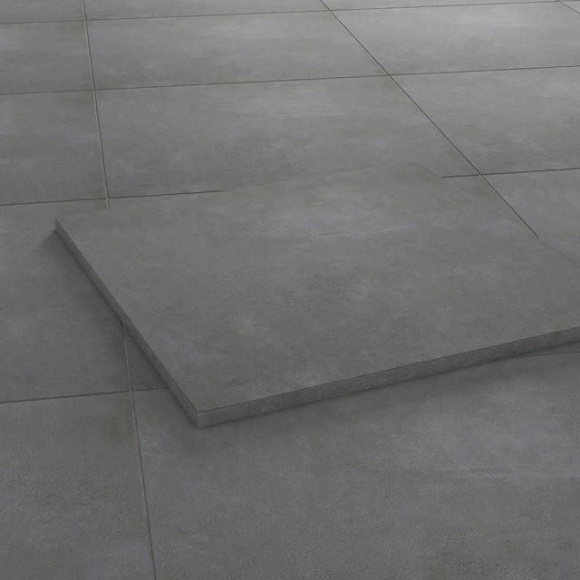 Eurostone Terrassenplatte aus Feinsteinzeug in Grau, matt, B/T/H: 60 x 60 x 2 cm, 2 Stück - Bild 1