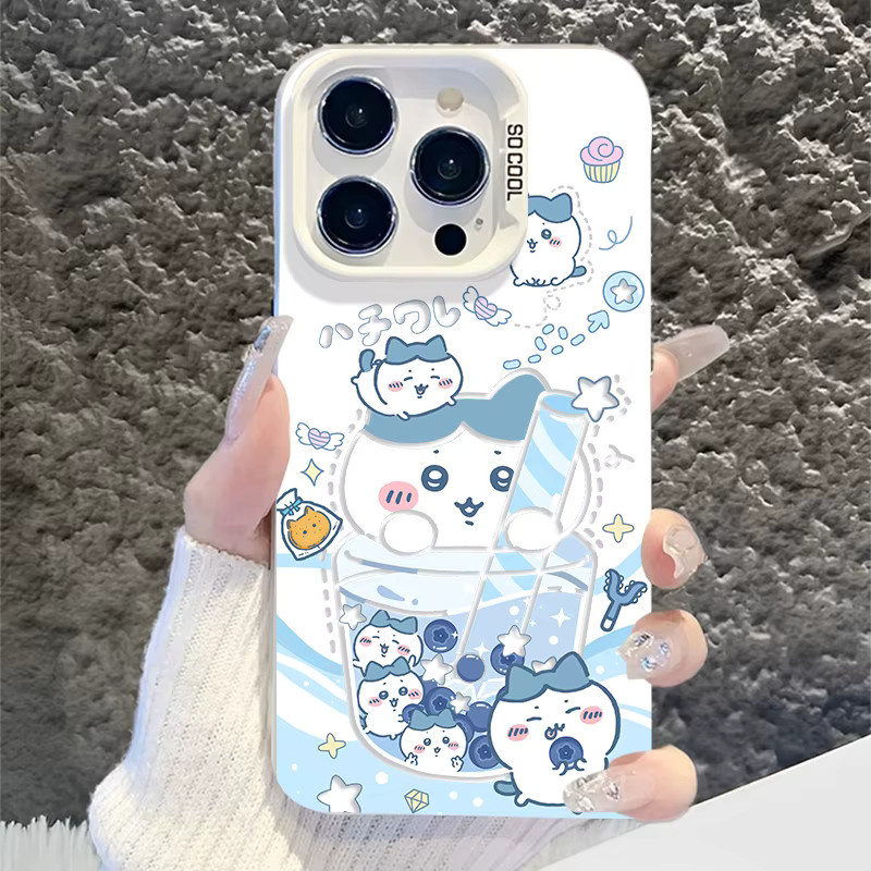 Sturzsichere Handyhülle mit Cartoon C-Chiikawa Motiv für iPhone 17 16 15 14 13 12 11 Pro Max Mini Plus in Multicolour von Potdemiel - Bild 2