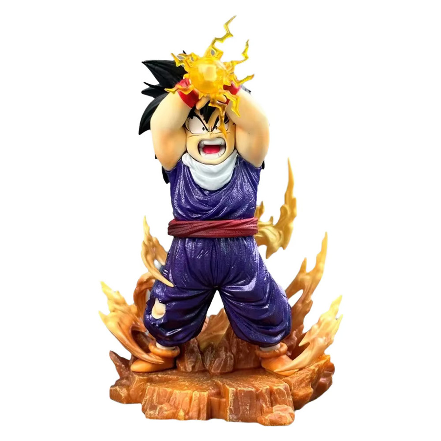 Bandai Dragon Ball Son Goku Gohan Super Saiyan Actionfigur, 17cm - Bild 2