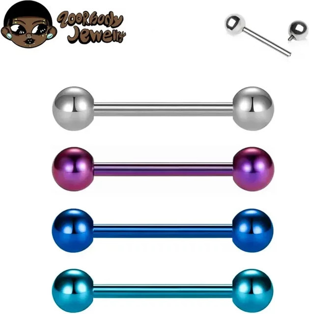 ZOORBODY JEWELRY Piercing Bar, Titan, eloxiert, Unisex - Bild 1