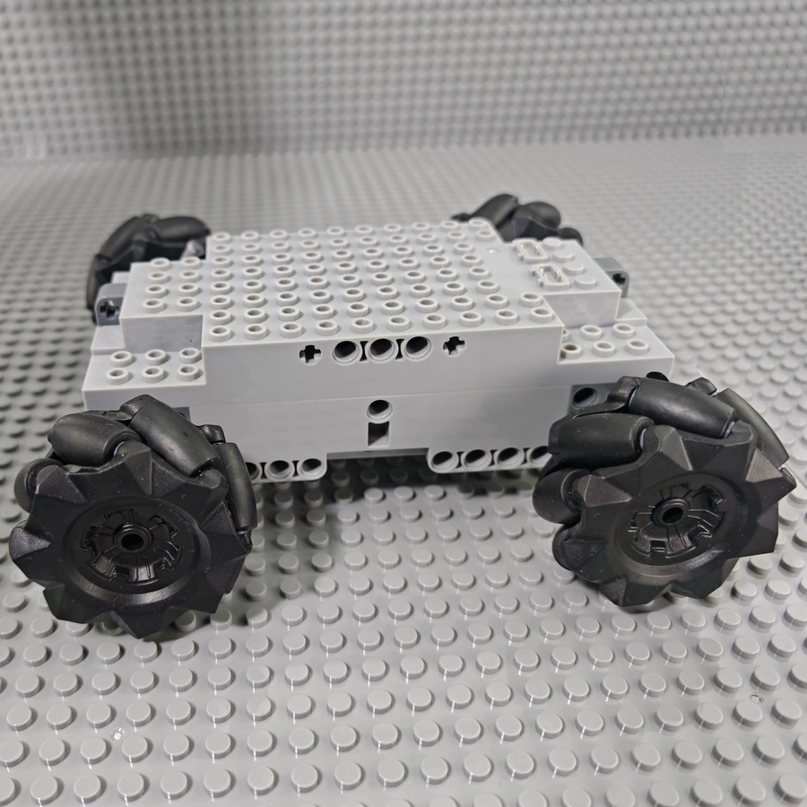Sky Feather Technische Elektrische Bausteine Mecanum-Räder 4WD Auto, Kettenfahrzeug Bagger-Chassis, RC Spielzeug - Bild 1