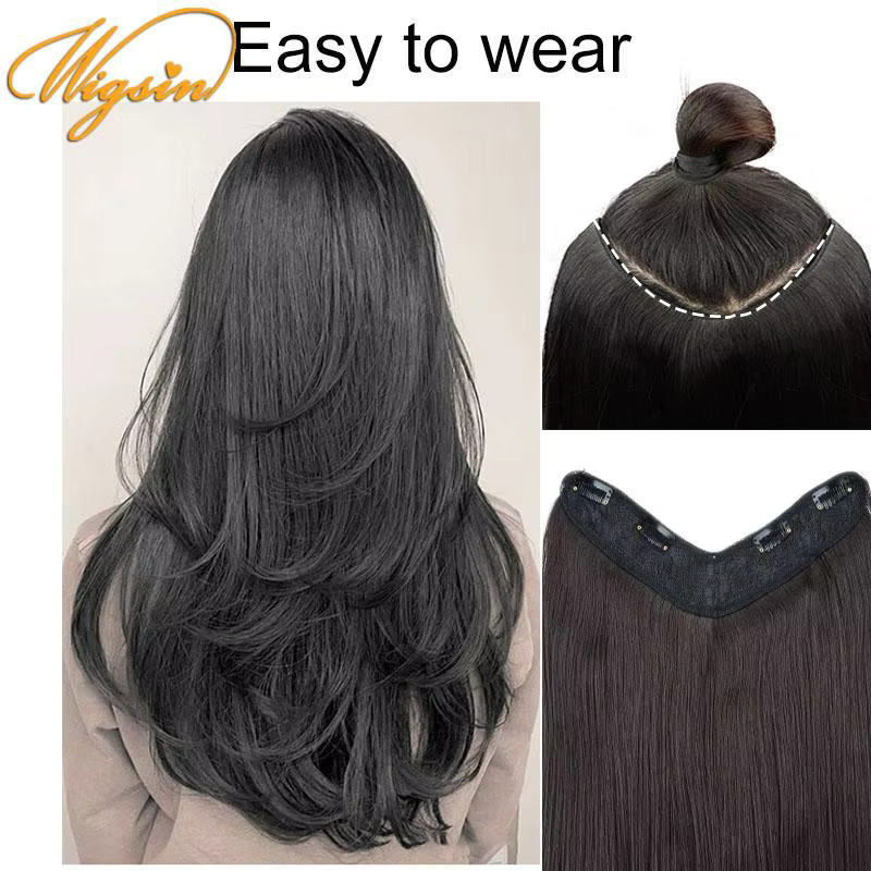 WIGSIN Haarverlängerung, 55 cm, glatt, synthetisch, Damen - Bild 5