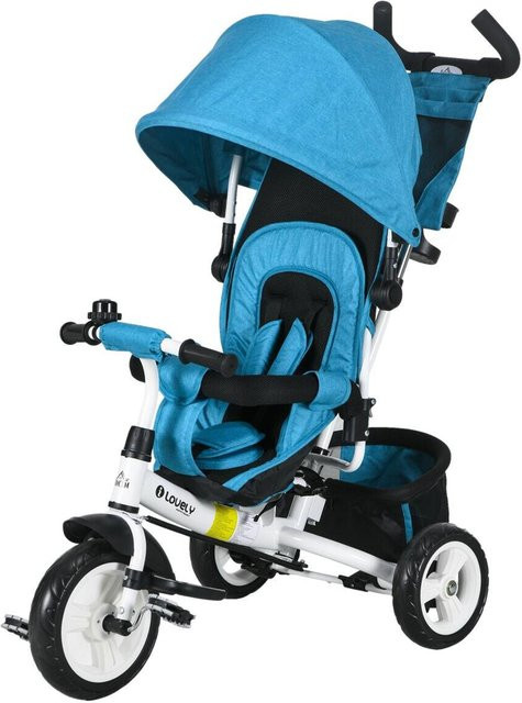 HOMCOM Kinderdreirad, hellblau, ab 1 Jahr - Bild 1