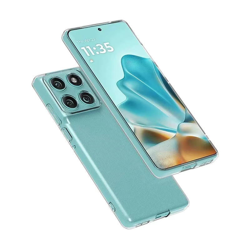 Transparente TPU Handyhülle für Motorola Moto G56 5G und G86 Power - Bild 2
