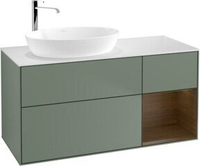 V&B Waschtischunterschrank Finion in Weiß lackiert, Breite: 120 cm, Tiefe: 50,1 cm, Höhe: 50,1 cm - Bild 1