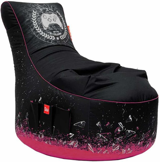 Gamewarez Gaming Sitzsack Mystic X Ray in Pink - Bild 1