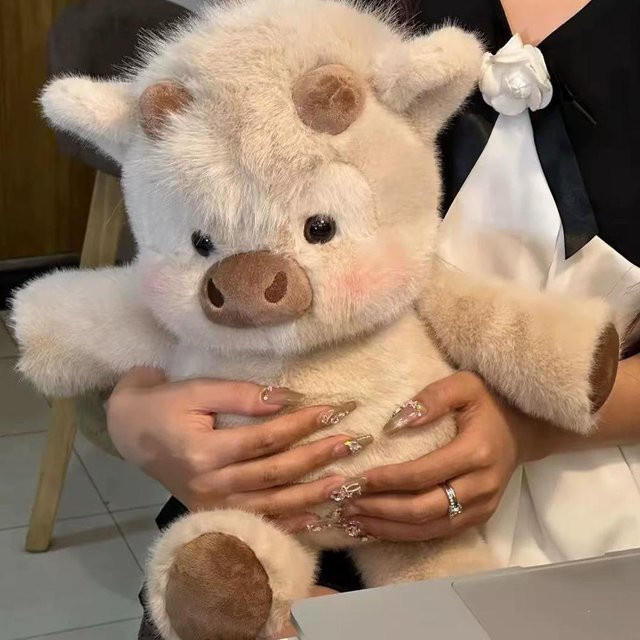 Linyi toy Schwein Plüschtier, braun, ab 6 Jahren - Bild 1