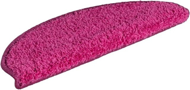 vidaXL Stufenmatten 15er Set Rosa Halbrund B: 65 cm, T: 21 cm, H: 4 cm - Bild 1