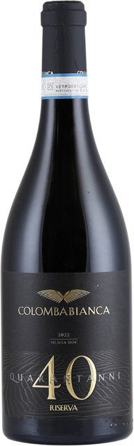 Colomba Bianca Quarantanni Rosso Riserva 2022, Rotwein, 0,75 l - Bild 1