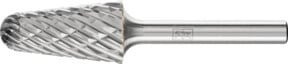 PFERD Hartmetall Hochleistungsfrässtift STEEL Rundkegel KEL in Silber, Ø 16 x 30 mm, Schaft-Ø 6 mm für Stahl - Bild 1