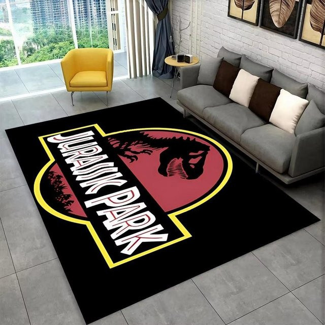 Karpetti 3D J-Jurassic Park Dinosaurer Teppich, bunt, B/H: 60 x 40 cm - Bild 1