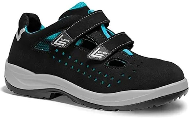 Elten Damen-Sicherheitssandale Impulse Lady Aqua Easy ESD S1P in Schwarz/Mehrfarbig, Größe 41 - Bild 1