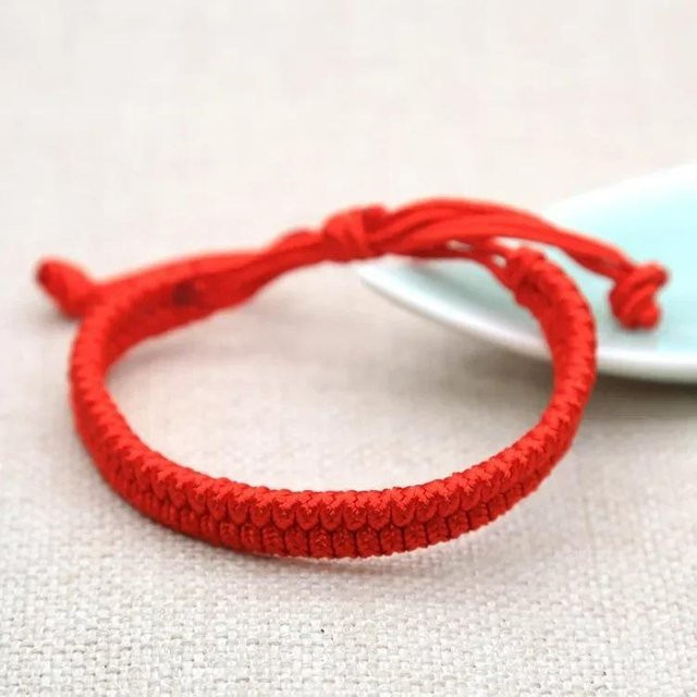 YULIN Armband, Rotes Seil, Verstellbar, Unisex - Bild 1