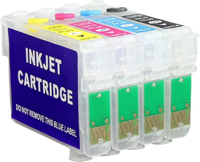 Epson Nachfüllbare Tintenpatrone Multicolor für S22 SX125 SX130 SX235W SX420W SX425W SX435 BX305F Drucker T1281 T1282 T1283 T1284 - Bild 1