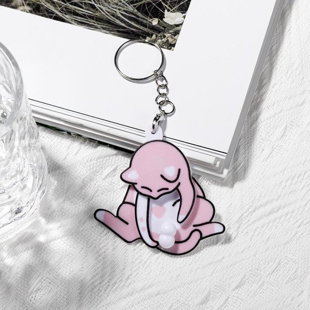 Linfan Katzenanhänger, rosa, Unisex - Bild 1