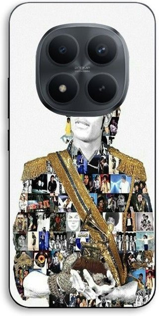 Handyhülle MANIACASE für Xiaomi Redmi Note 15 Pro Plus 5G aus Silikon TPU in Schwarz mit Michael Jackson Legende Design - Bild 1